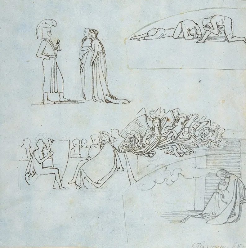 Sheet Of Sketches 4