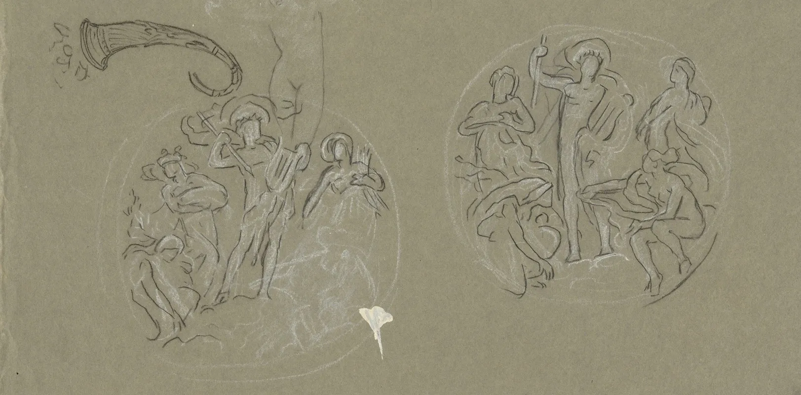 Sheet Of Studies For Huntington Ceiling