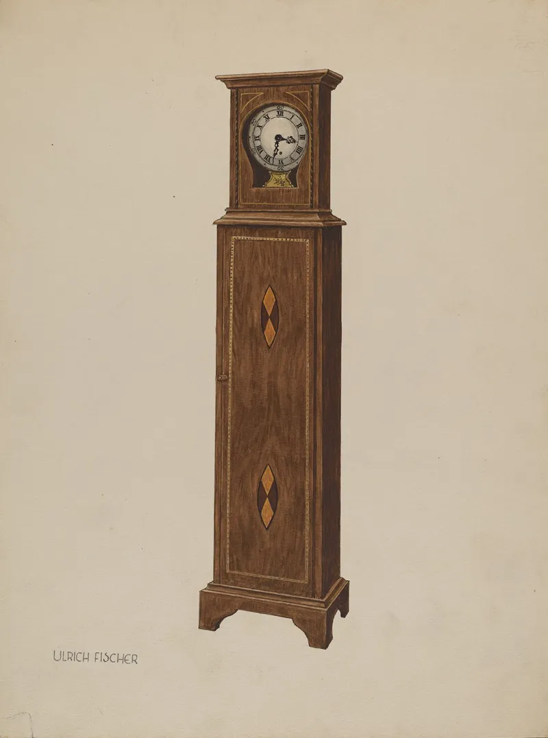 Shelf Clock 28 by Ulrich Fischer - Canvas Print