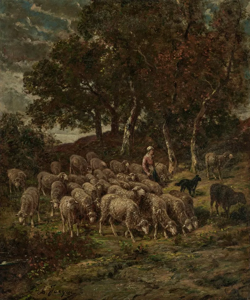 Shepherdess And Her Flock 3