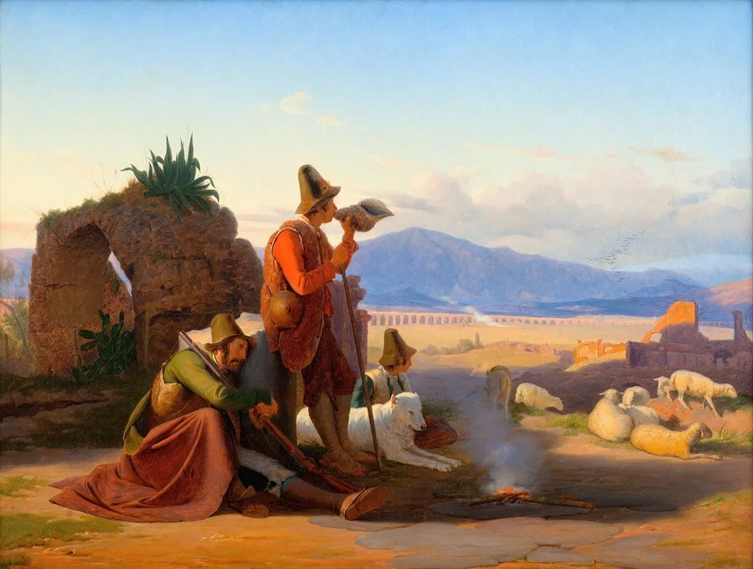 Shepherds In The Roman Campagna