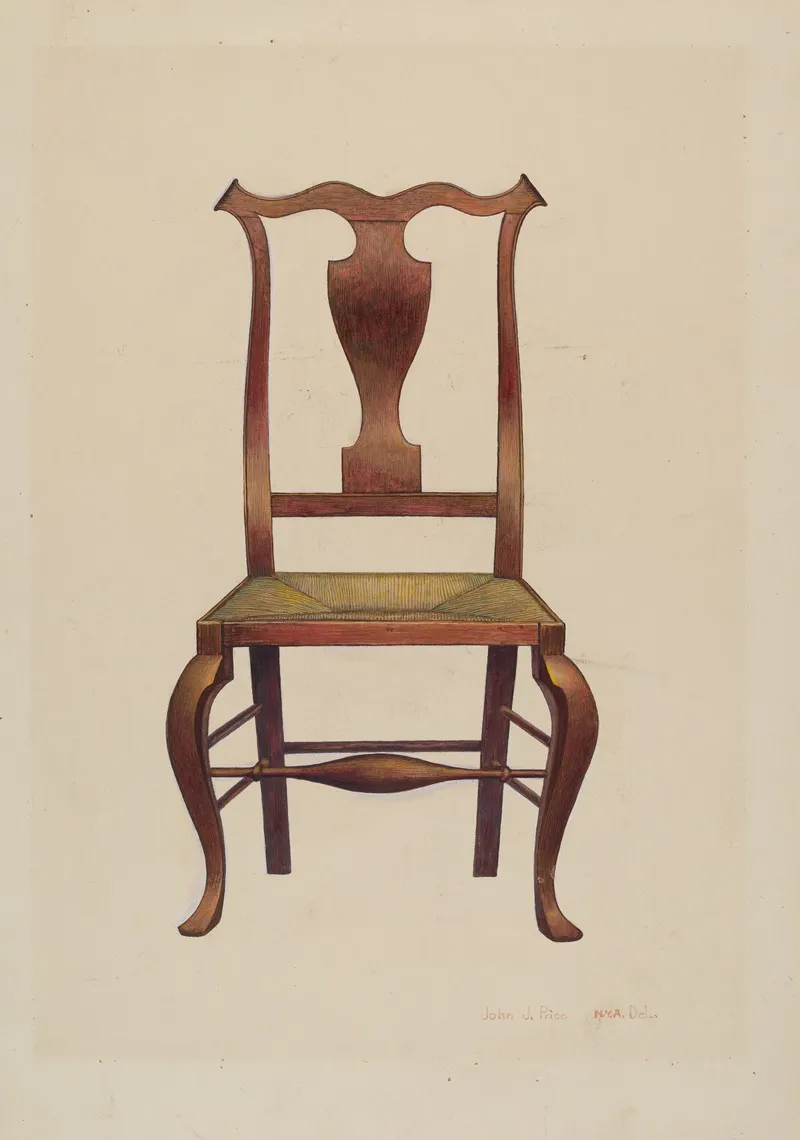 Sheraton Chair by John Price - Canvas Print