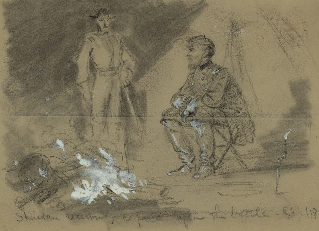 Sheridan Receiving Reports After The Battle Sept 19