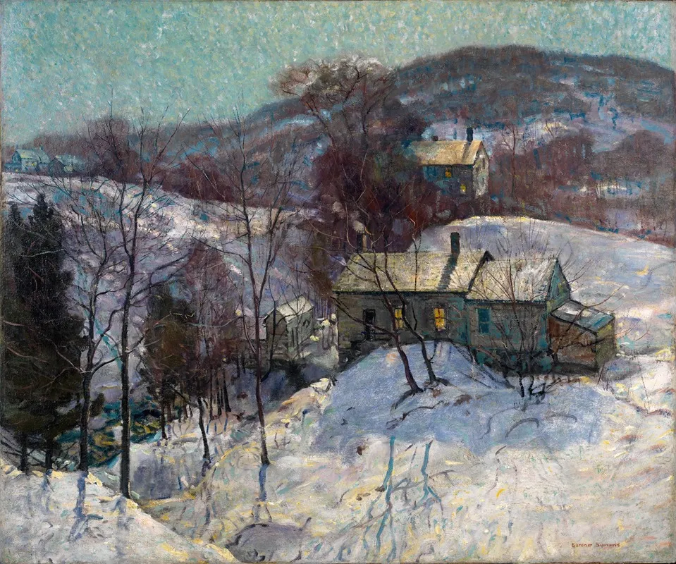 Shimmering Tree Shadows by George Gardner Symons - Canvas Print