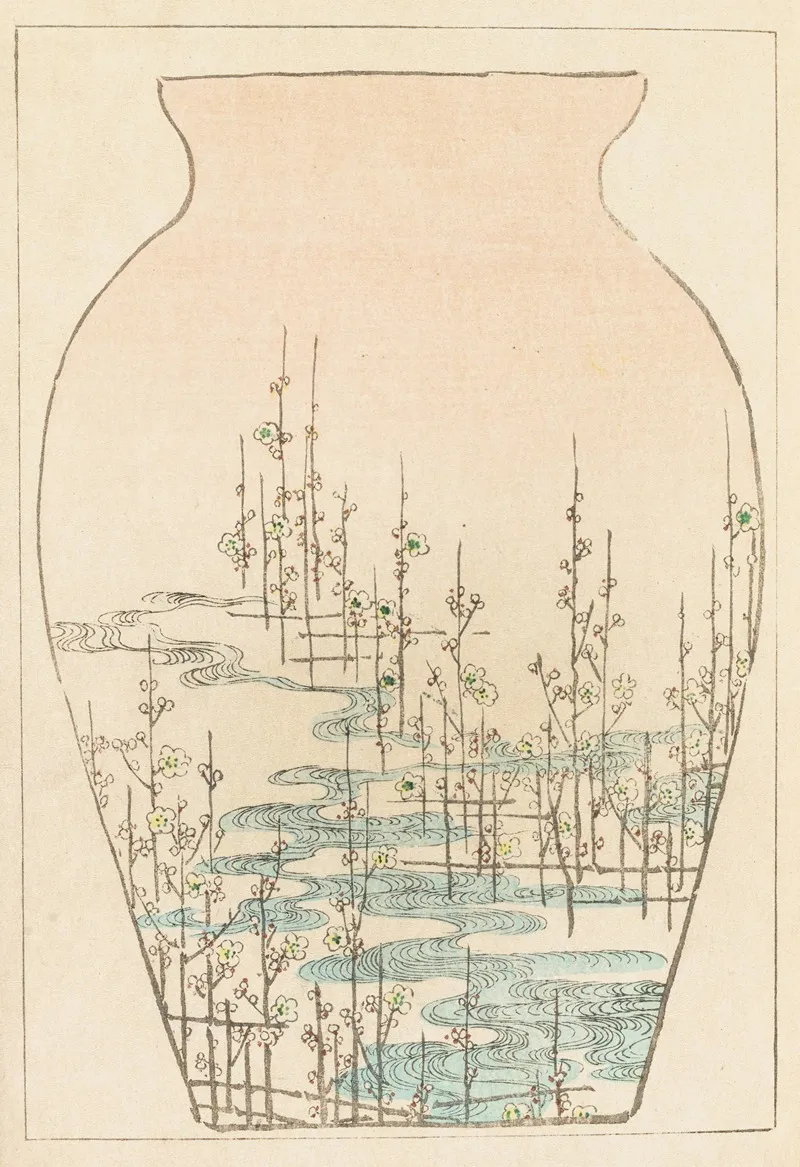 Shin Zuan Pl 04 by Nakayasu Shinzaburō - Canvas Print