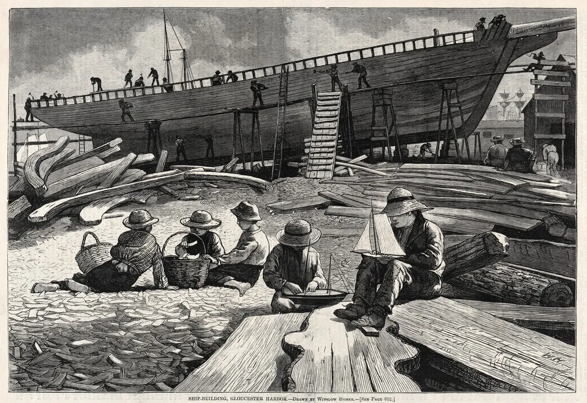 Ship Building Gloucester Harbor