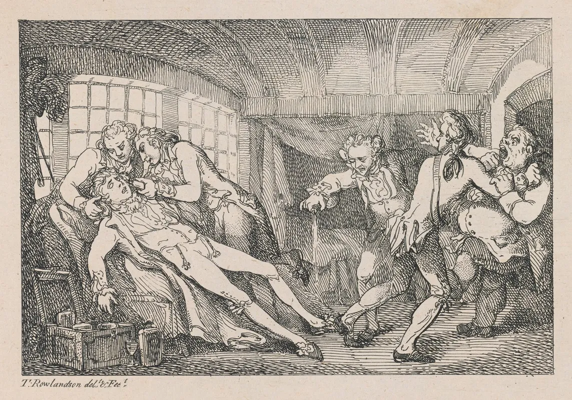 Shipboard Fainting Scene