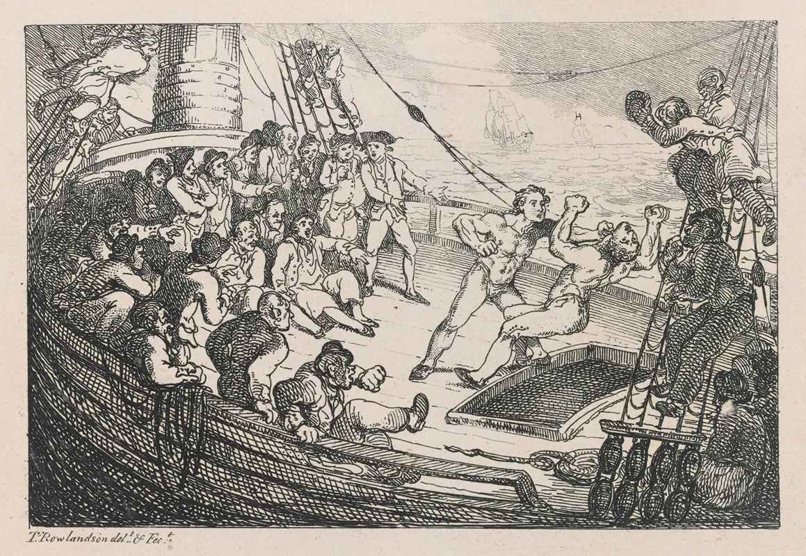 Shipboard Fighting Scene