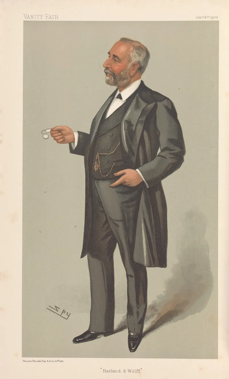 Shipping Officials Harland And Wolff The Right Hon William James Pirrie January 8 1903