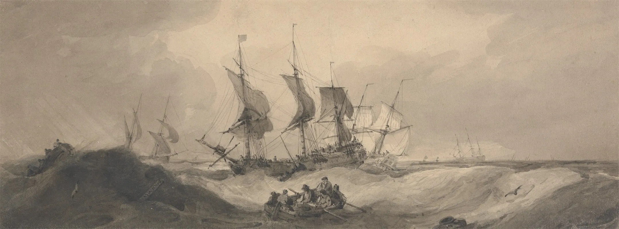 Shipping On A Stormy Day