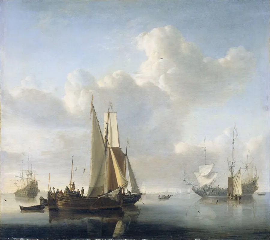 Ships Before The Coast