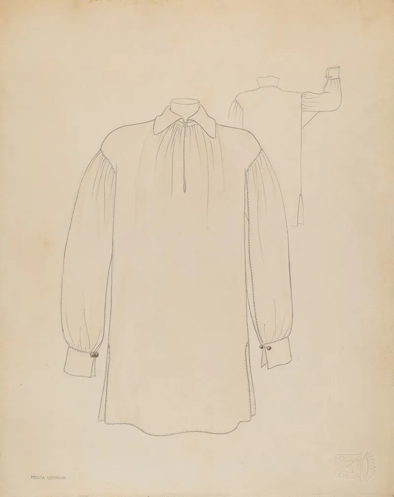 Shirt 2 by Melita Hofmann - Canvas Print