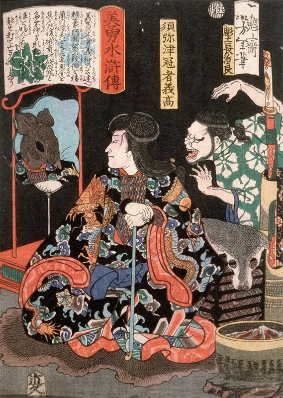 Shumitsu Kanja Yoshitaka Reflecting As A Rat In A Mirror