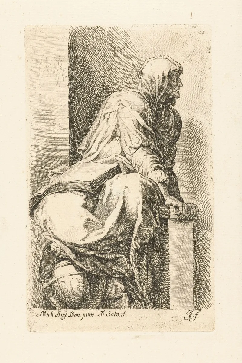 Sibyl 3 by Jan de Bisschop - Canvas Print
