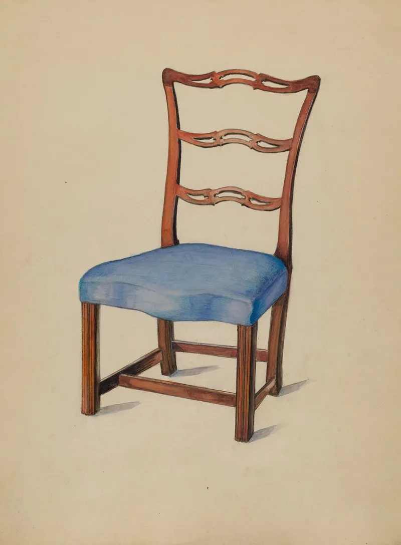 Side Chair 15 by Carl Weiss - Canvas Print