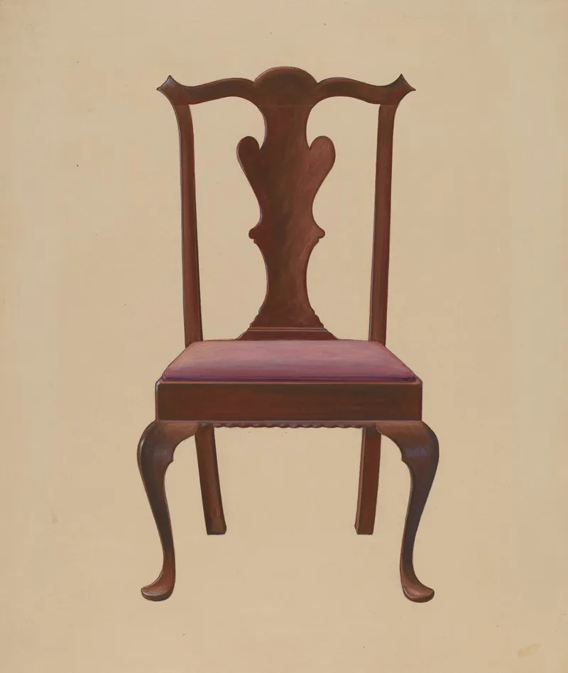 Side Chair 5 by Arthur Johnson - Canvas Print