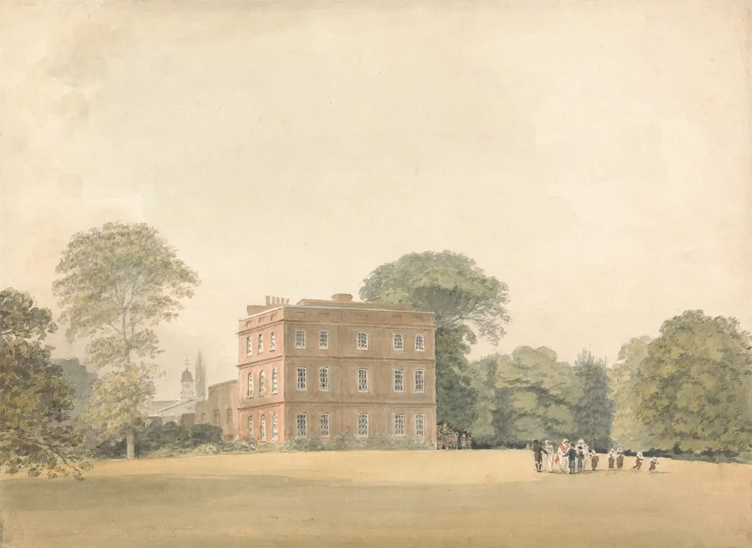 Side View Of Ayot House Hertfordshire