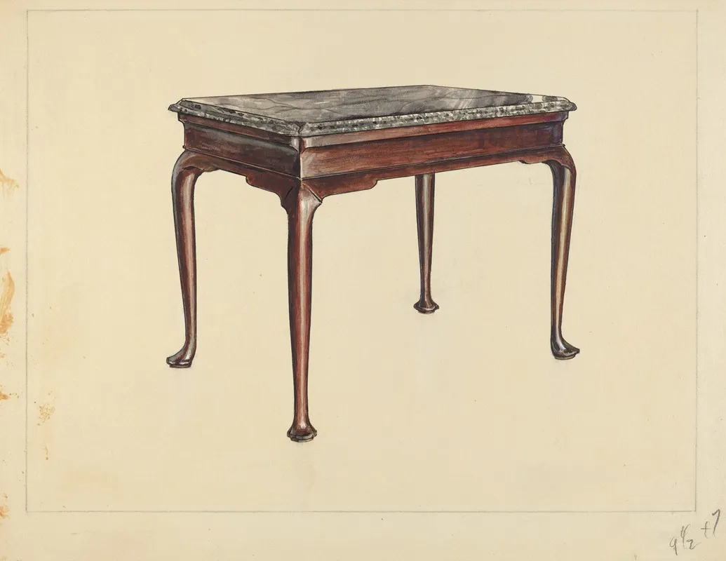 Sideboard 10 by M. Rosenshield-von-Paulin - Canvas Print