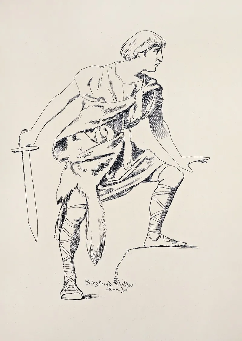Siegfried Brunnhilde Gewahrend