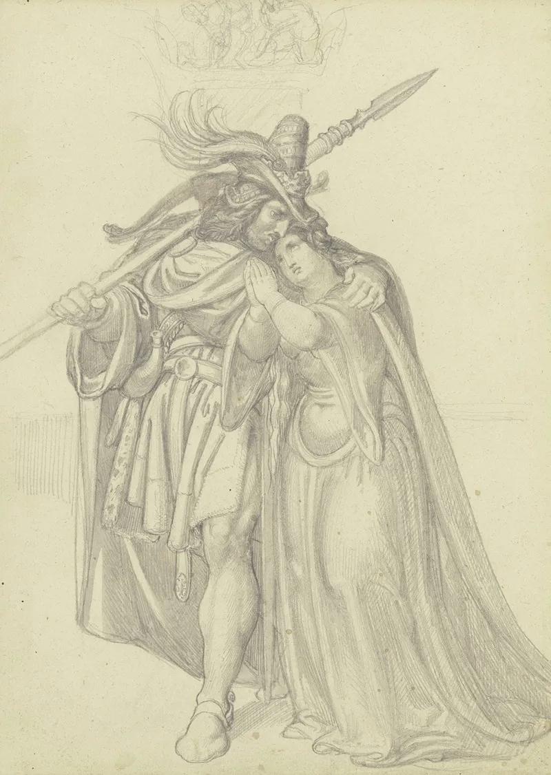 Siegfrieds Abschied Von Kriemhild