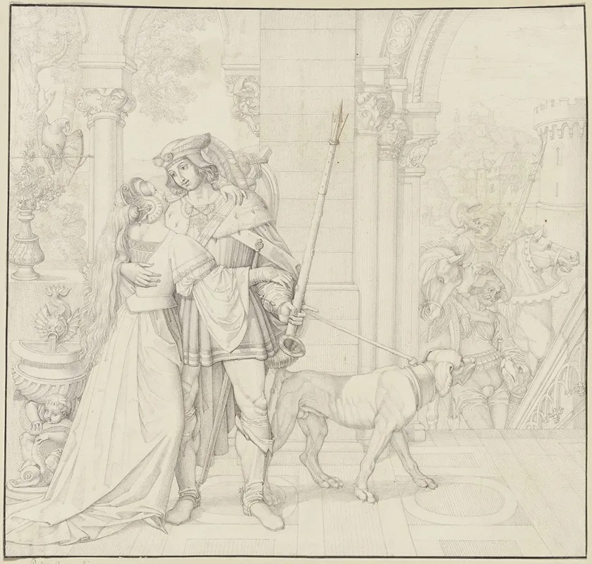 Siegfrieds Abschied Von Kriemhilde