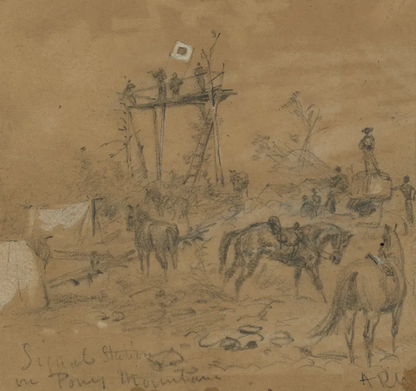 Signal Station On Pony Mountain