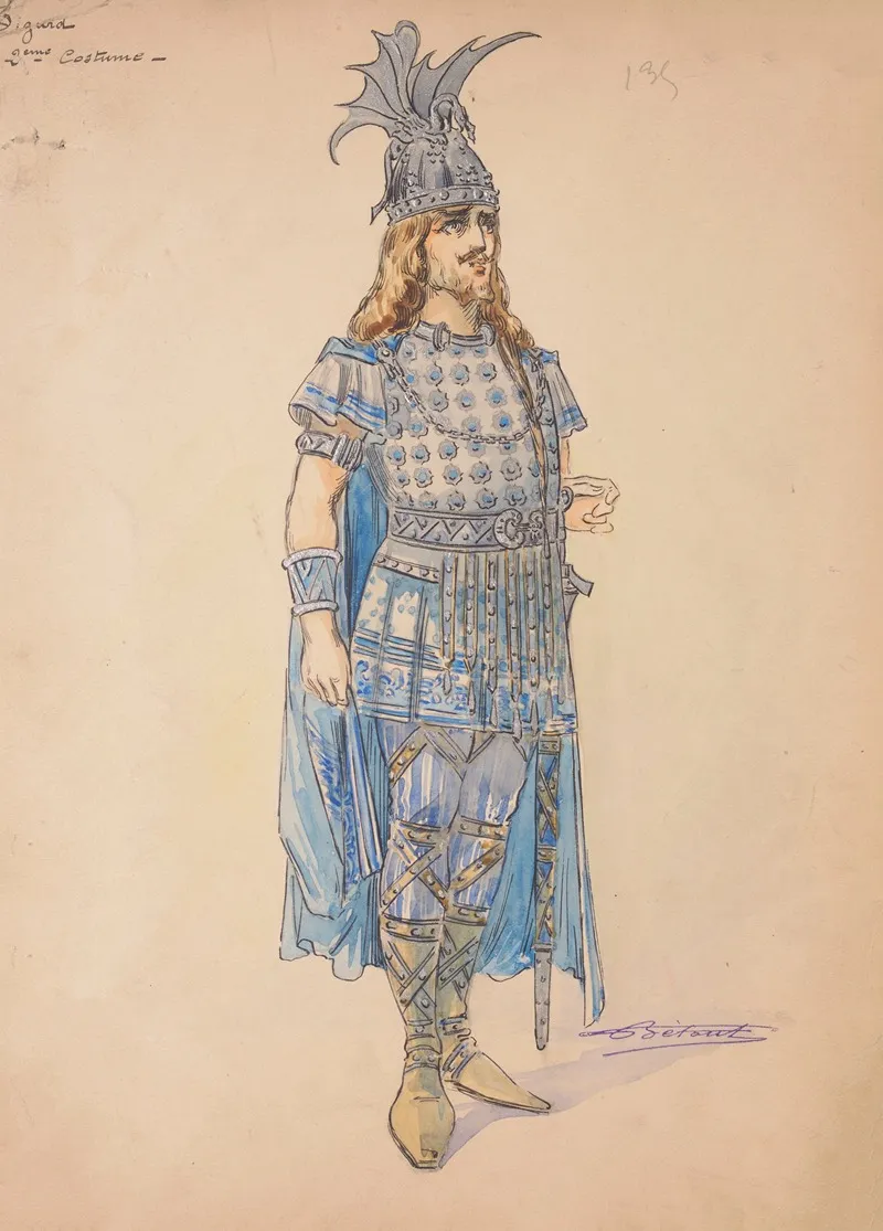 Sigurd by Charles Bétout - Canvas Print