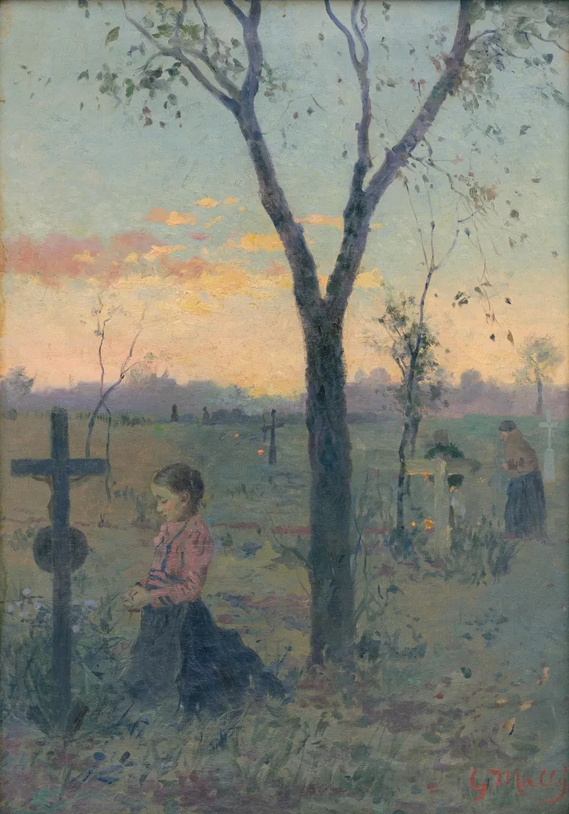 Silent Prayer Over A Grave