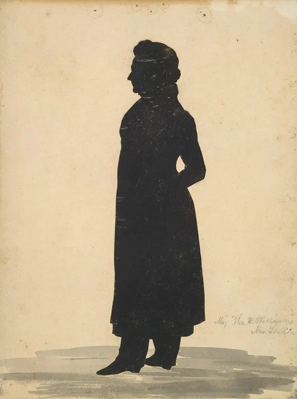 Silhouette Of Major Thomas Wheeler Williams