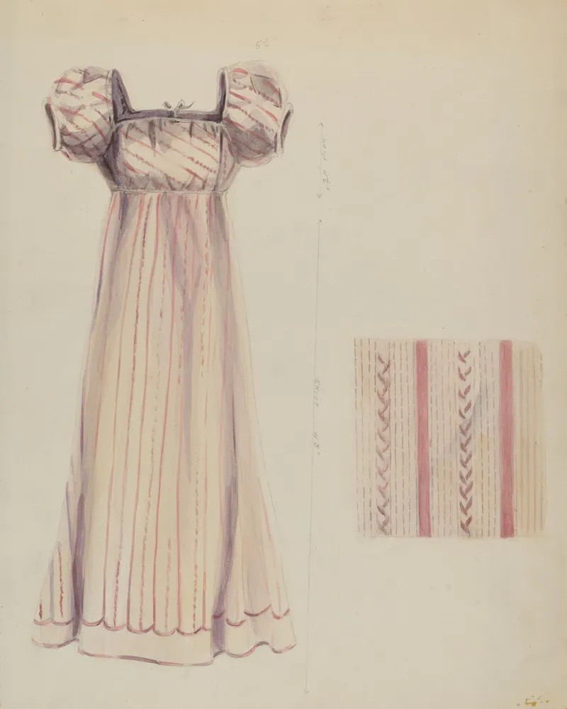 Silk Dress by Ella Josephine Sterling - Canvas Print
