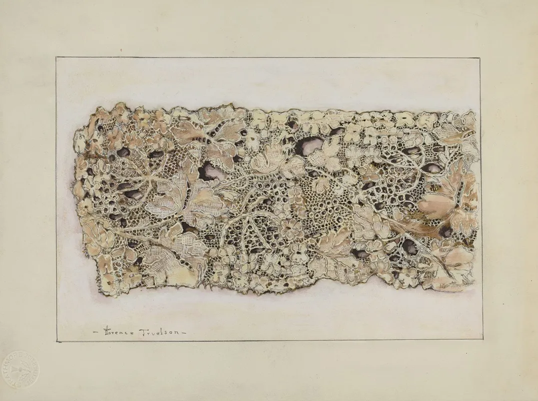 Silk Lace by Florence Truelson - Canvas Print