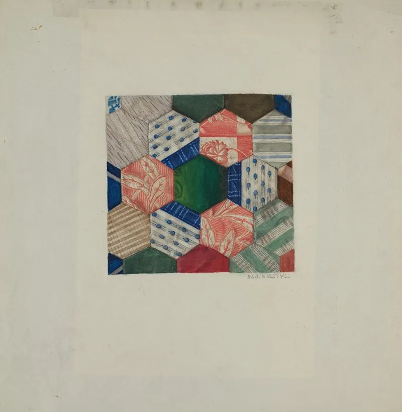 Silk Quilt Honeycomb Pattern