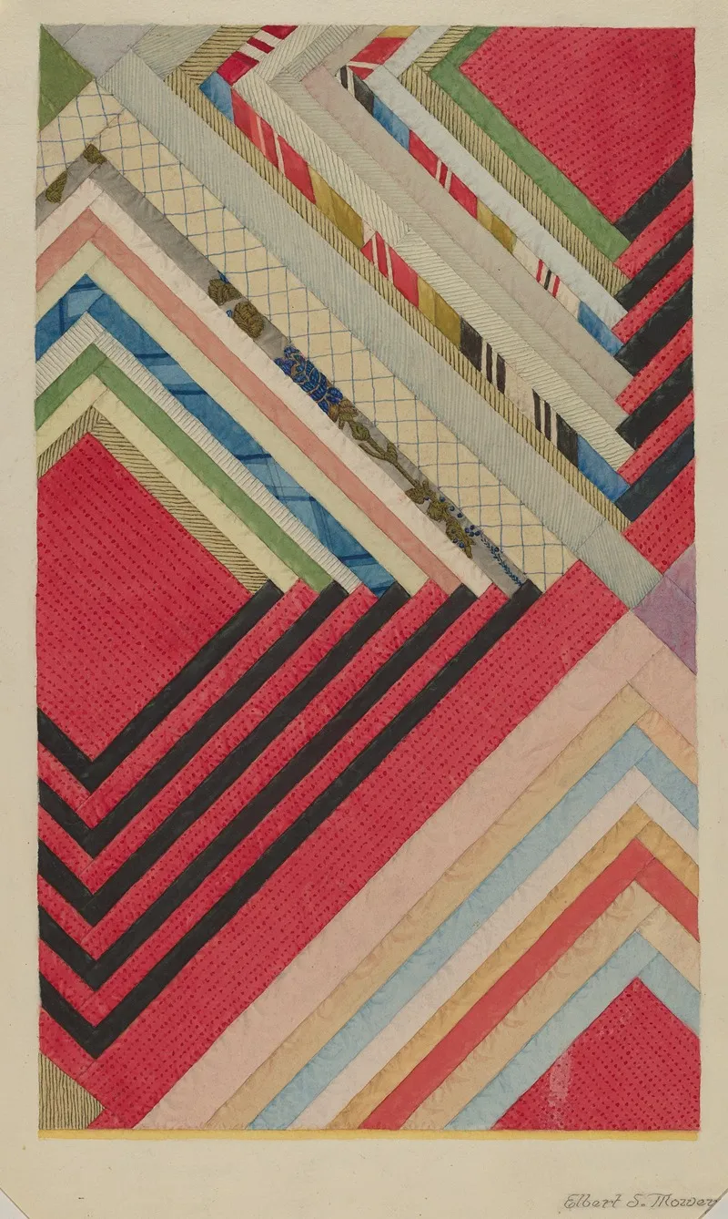 Silk Quilt by Elbert S. Mowery - Canvas Print