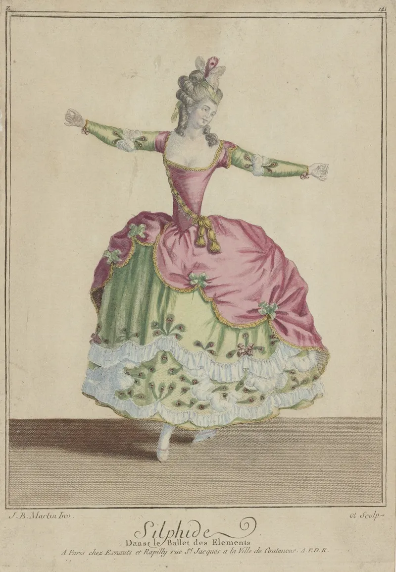 Silphide Dans Le Ballet Des Elements
