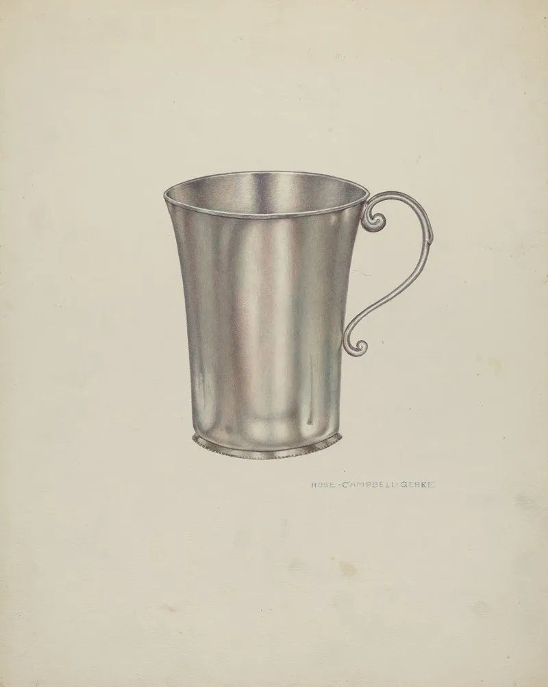 Silver Beaker With Handles