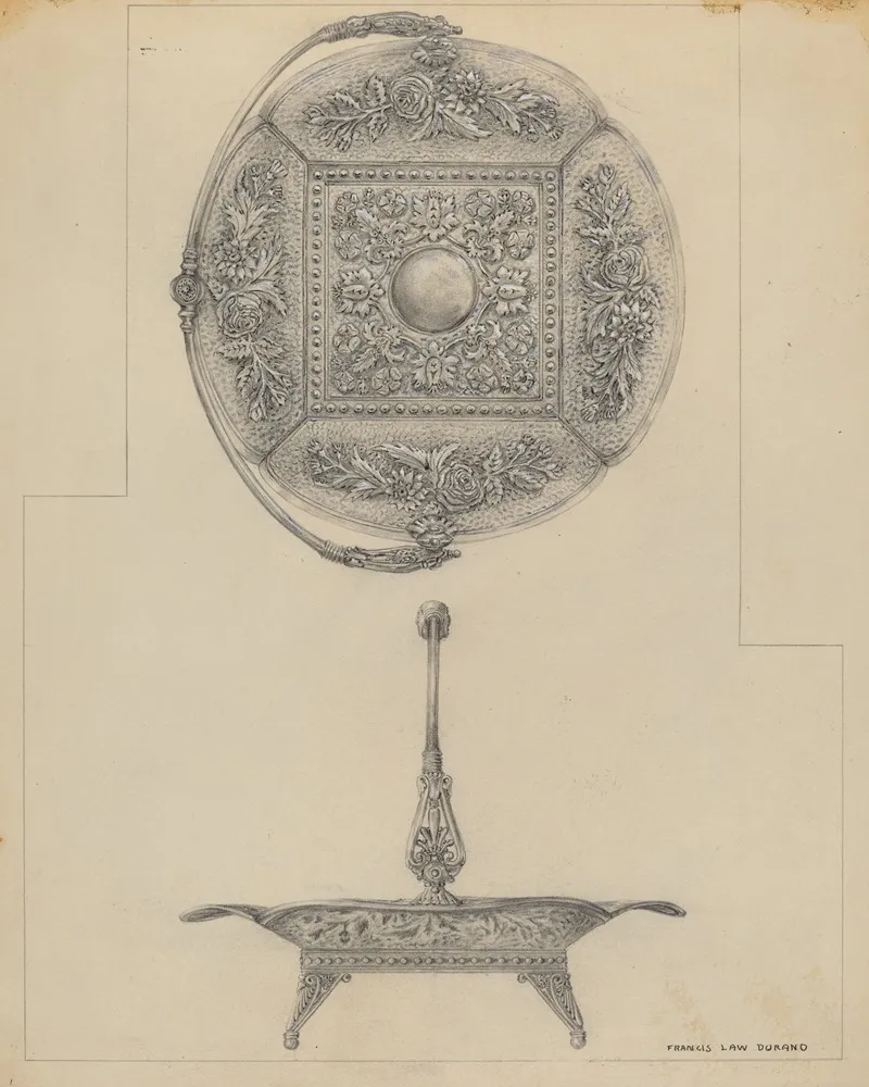 Silver Cake Dish 2