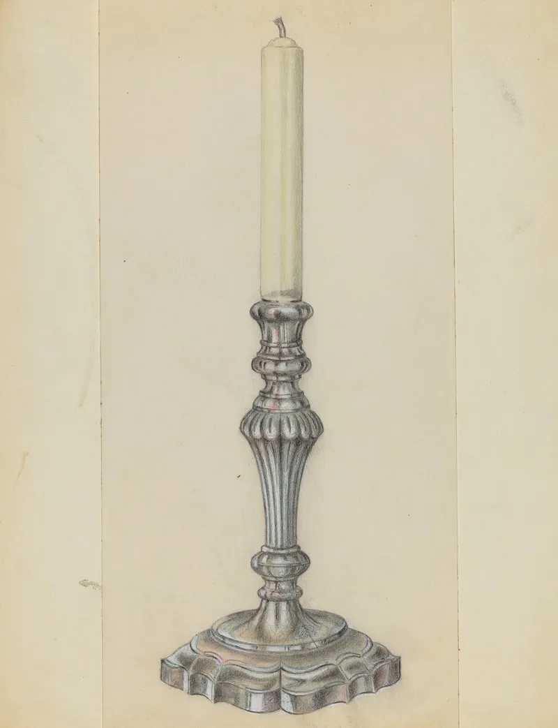 Silver Candlestick 2