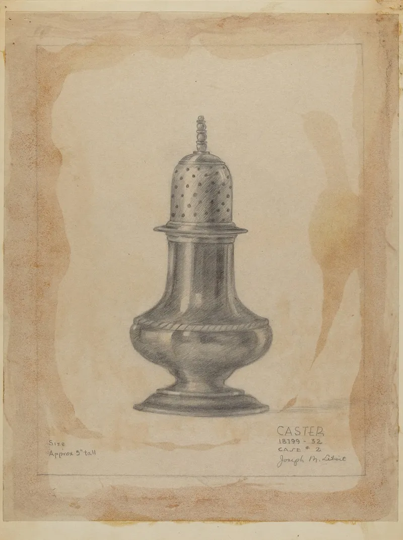 Silver Caster 11 by Joseph Leboit - Canvas Print
