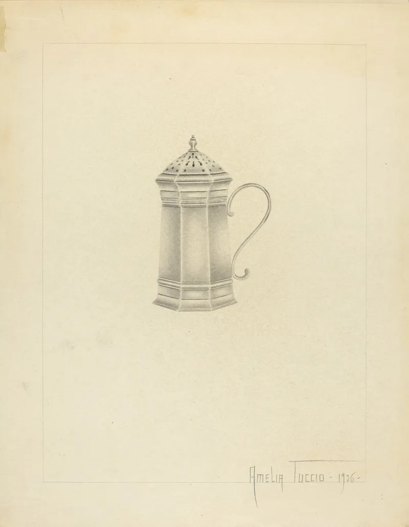 Silver Caster by Amelia Tuccio - Canvas Print