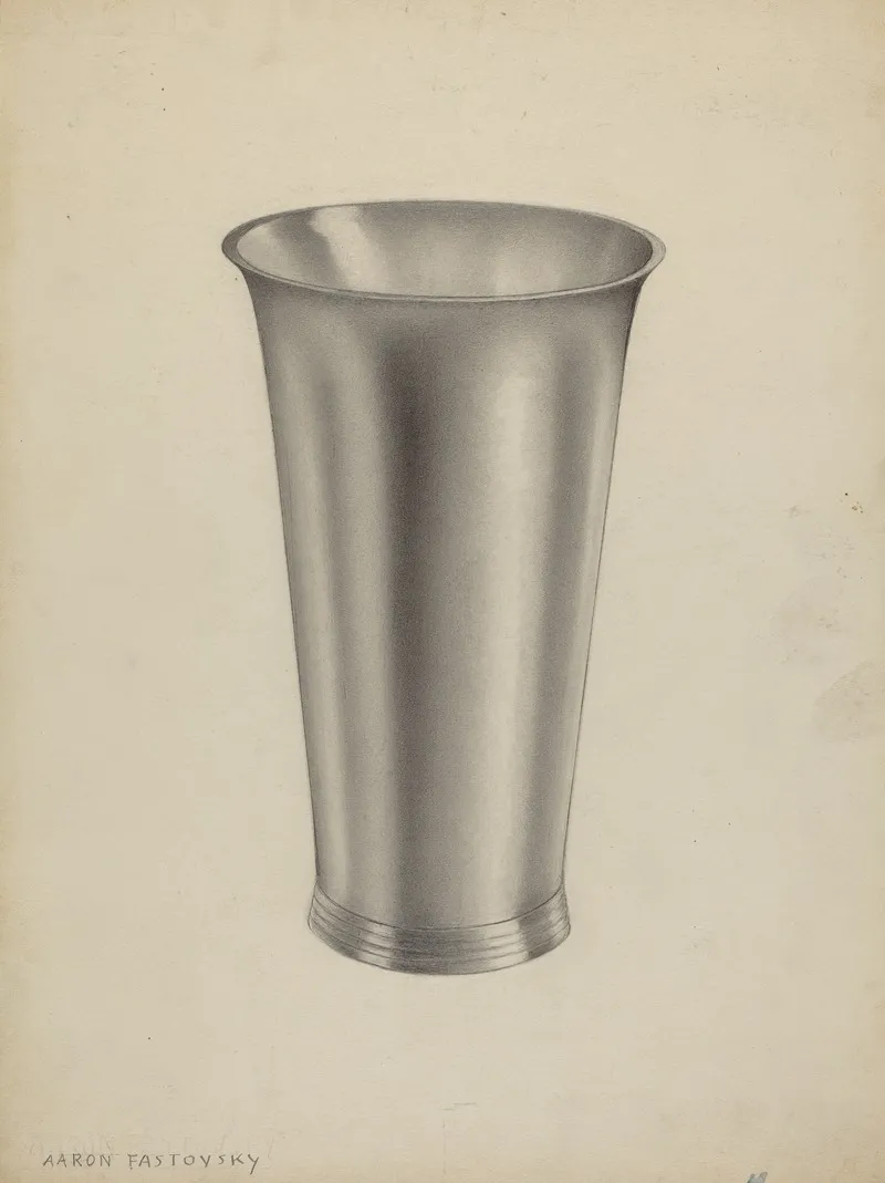 Silver Communion Cup by Aaron Fastovsky - Canvas Print