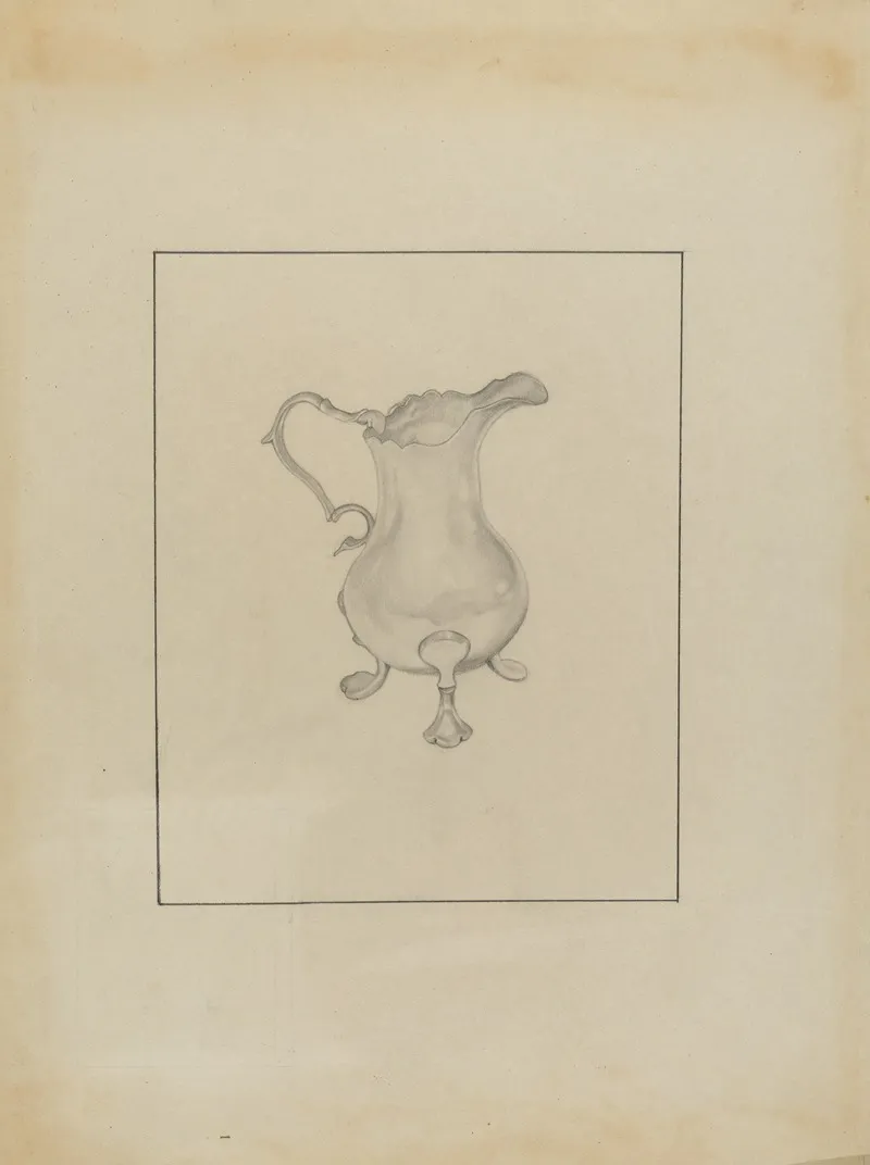 Silver Cream Pitcher 5