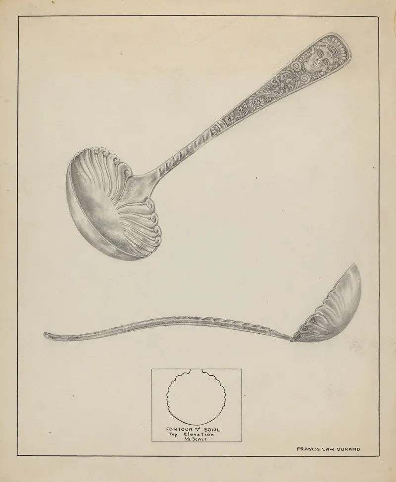 Silver Gravy Ladle 2