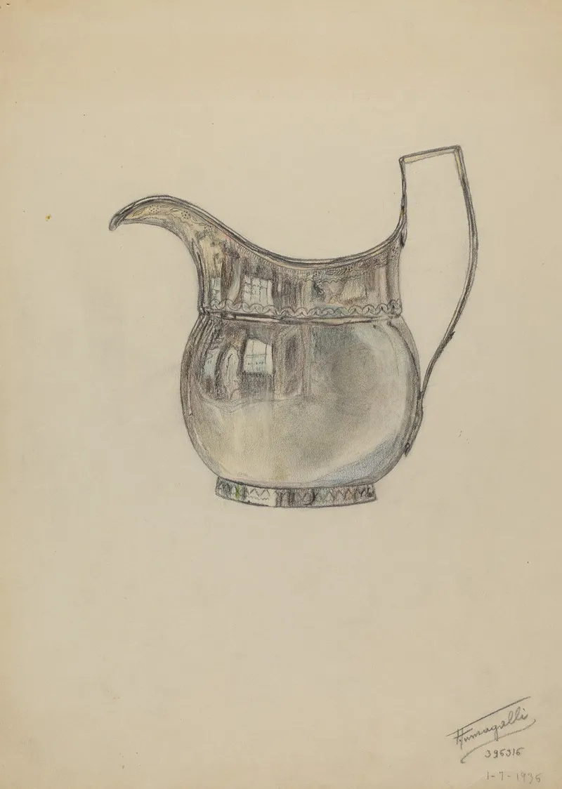 Silver Pitcher 8