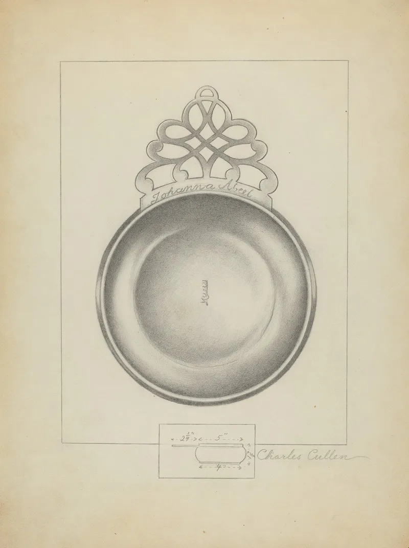 Silver Porringer 2 by Charles Cullen - Canvas Print