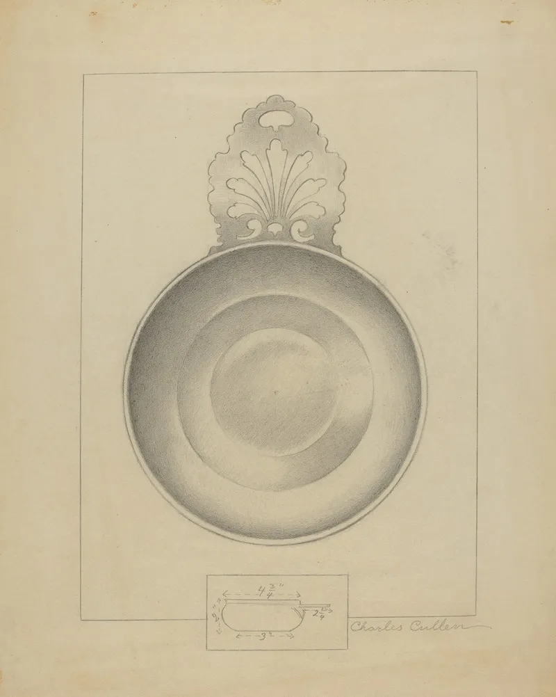 Silver Porringer 3 by Charles Cullen - Canvas Print