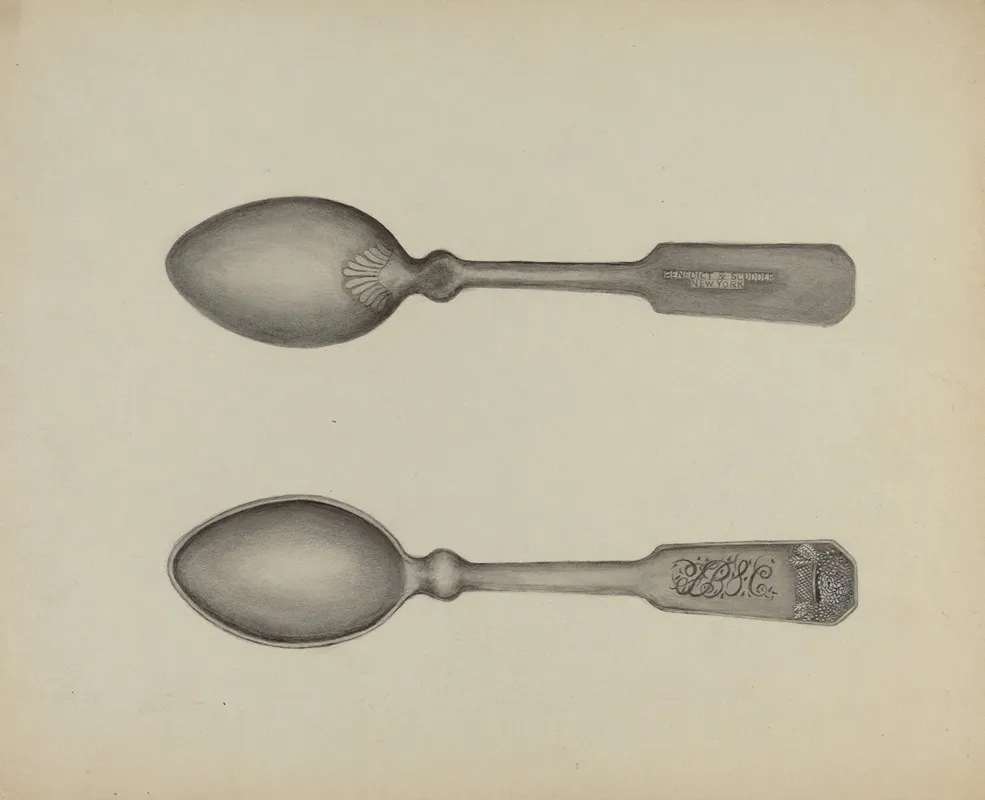 Silver Spoon 23 by Florence Stevenson - Canvas Print