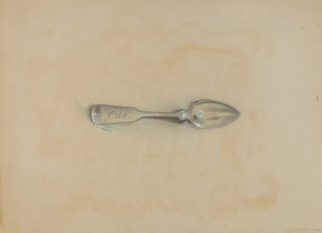 Silver Spoon 37 by Walter W. Jennings - Canvas Print
