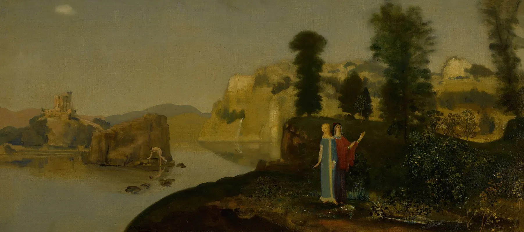 Silver Springs by Arthur Bowen Davies - Canvas Print