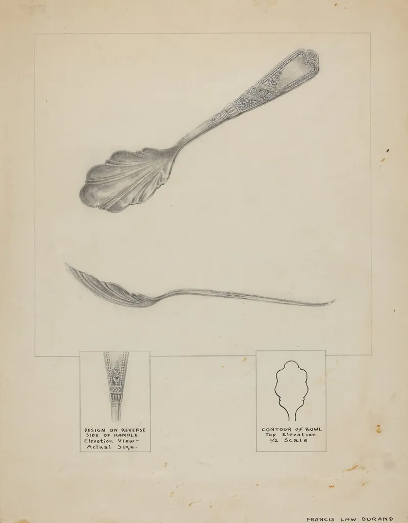 Silver Sugar Spoon 3