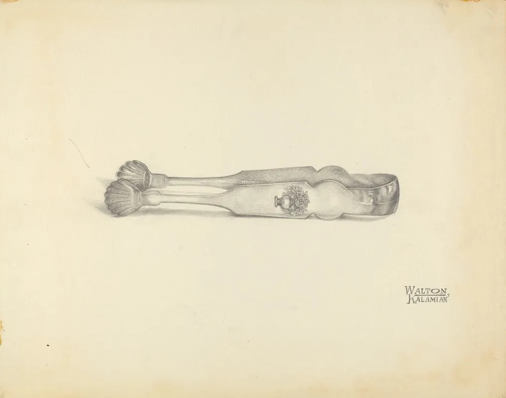 Silver Sugar Tongs 14